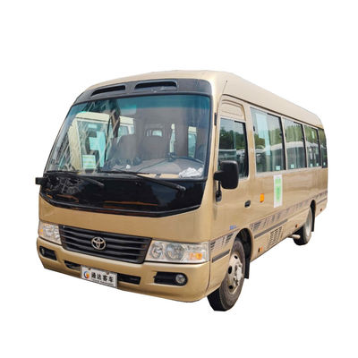 คุณภาพ  Euro 4 Second Hand Toyota Coaster , Used 20 Passenger Van For Sale โรงงาน