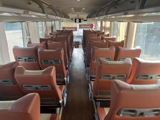 รถโค้ชหรูมือสอง 54 ที่นั่ง ZK6120HQ5Y รถบัสพวงมาลัยซ้ายมือสอง