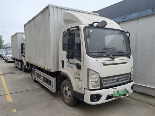รถบรรทุกคาร์กอเรกต์มือสองแถวเดียว BYD T5A4.5T4.03 เมตร รถบรรทุกเบาชนิดกล่องไฟฟ้าบริสุทธิ์