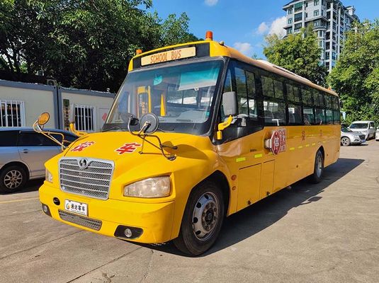 รถบัสโรงเรียนชาอลินมือสอง 56 ที่นั่ง LHD ตําแหน่งควบคุม