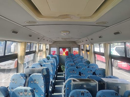 Shangrao 51 ที่นั่ง รถบัสโรงเรียนเก่า 80 กม./ชม. ความเร็วสูงสุด มาตรฐานการปล่อยไฟฟ้า ยูโร 4