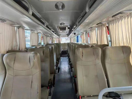 รถบัสใช้ยาวนาน 47 ที่นั่ง LHD รถบัสทัวร์มือสอง 2 ประตู