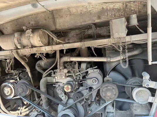 รถบัสใช้ยาวนาน 47 ที่นั่ง LHD รถบัสทัวร์มือสอง 2 ประตู