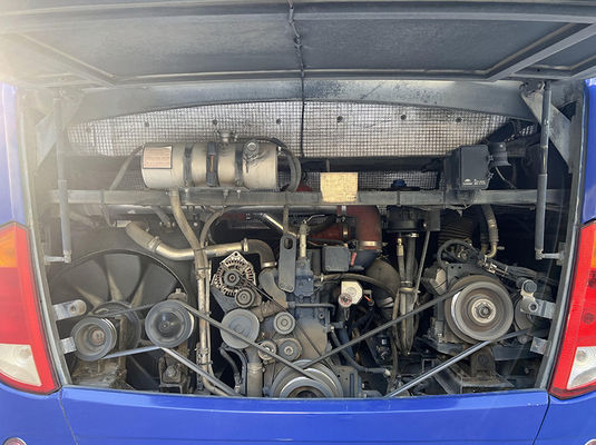 รถบัสมือสองสีฟ้า 51 ที่นั่ง มาตรฐานการออกอากาศยูโร 4