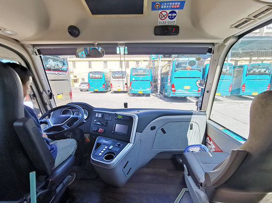 รถบัสหรู LHD มือสอง 31 ที่นั่ง พร้อมเครื่องส่งอัตโนมัติ