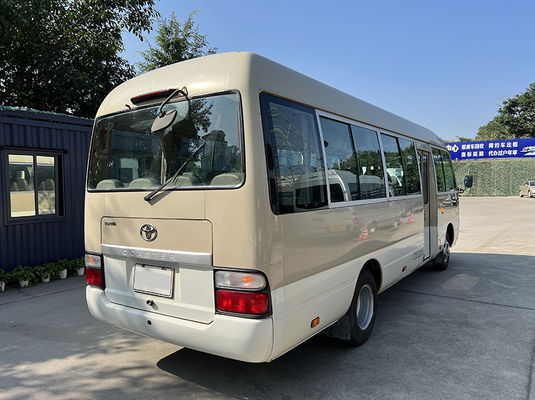 ISO มือสอง Toyota Coaster Bus 20 ที่นั่ง รถโดยสารมือสอง