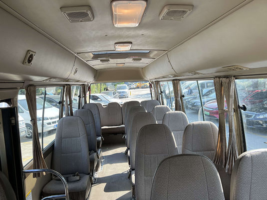 ISO มือสอง Toyota Coaster Bus 20 ที่นั่ง รถโดยสารมือสอง