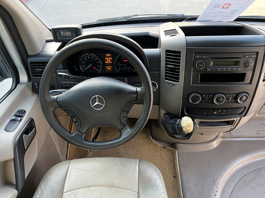 Benz 17 Seater Bus มือสอง เครื่องขนส่งด้วยมือ รถโดยสารมือสอง