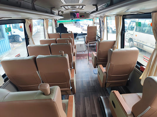 มินิโค้ชมือสอง 19 ที่นั่ง น้ํามันดีเซล พร้อมเครื่องส่งด้วยมือ