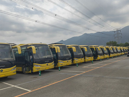 35-50 ที่นั่ง รถบัสไฟฟ้ามือสอง 150kw อัตโนมัติ FTTB100 มือสอง 35 ที่นั่ง