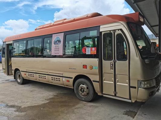 44 ที่นั่ง 25 ที่นั่ง รถบัสมือสอง 150kw รถบัสไฟฟ้า LHD อัตโนมัติ