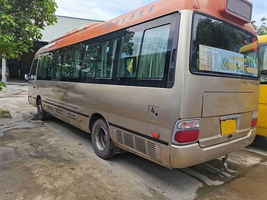 44 ที่นั่ง 25 ที่นั่ง รถบัสมือสอง 150kw รถบัสไฟฟ้า LHD อัตโนมัติ