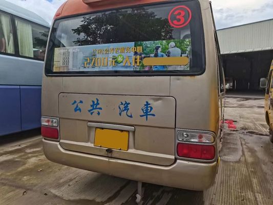 44 ที่นั่ง 25 ที่นั่ง รถบัสมือสอง 150kw รถบัสไฟฟ้า LHD อัตโนมัติ