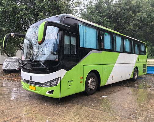 Yaxing LHD 48 ที่นั่ง รถบัสรถโดยสารมือสอง น้ํามันดีเซล ความเร็วสูงสุด 100 Km/H รถบัสขับรถ