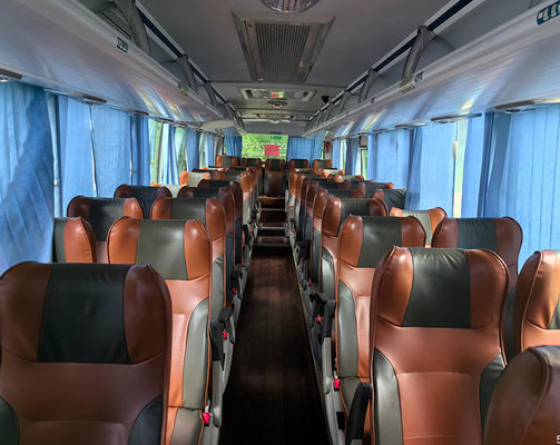 48 ที่นั่ง รถบัสมือสอง รถบัสดีเซล น้ํามันไฟฟ้า ความเร็วสูงสุด 100 Km/H ขับรถบัส Yaxing LHD รถบัสราคาถูก