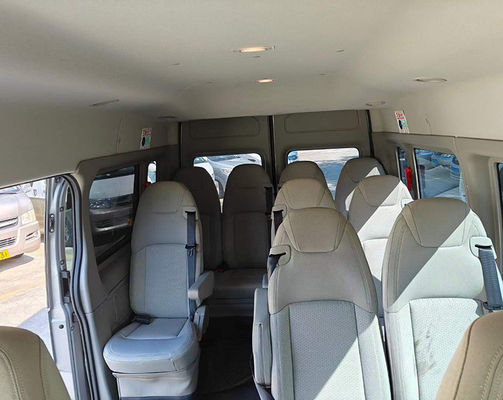 Ford TRANSIT 11 ที่นั่ง รถพาหนะธุรกิจ Hiace มือสอง LHD 140hp เครื่องยนต์ดีเซล 103kw