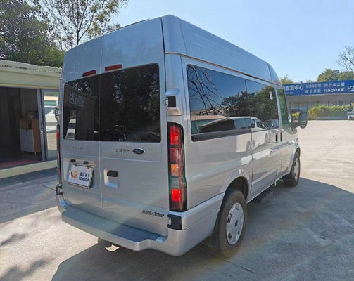 Ford TRANSIT 11 ที่นั่ง รถพาหนะธุรกิจ Hiace มือสอง LHD 140hp เครื่องยนต์ดีเซล 103kw