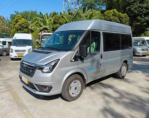 Ford TRANSIT 11 ที่นั่ง รถพาหนะธุรกิจ Hiace มือสอง LHD 140hp เครื่องยนต์ดีเซล 103kw