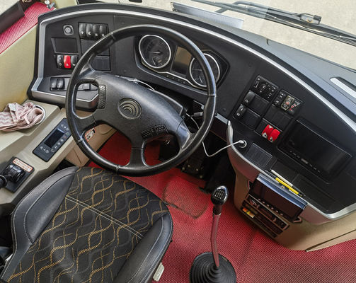 รถบัสใช้แล้ว 50 ที่นั่ง เครื่องยนต์ดีเซล 12 เมตร LHD Euro 5 รถโค้ชใช้แล้ว