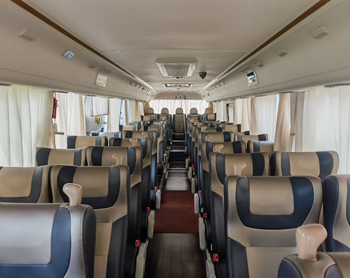 รถบัสใช้แล้ว 50 ที่นั่ง เครื่องยนต์ดีเซล 12 เมตร LHD Euro 5 รถโค้ชใช้แล้ว