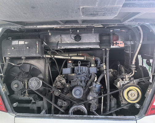 Higer 54seats LHD Euro 5 รถบัสรถบัสมือสอง การขนส่งที่น่าเชื่อถือ รถบัสท่องเที่ยวมือสอง