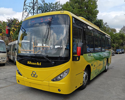 รถบัสเมืองใช้ไฟฟ้า รถบัสเมืองใหม่ Shuchi พลังงานใหม่ 62/31 ที่นั่ง รถบัสเมือง LHD รถขนส่งสาธารณะ