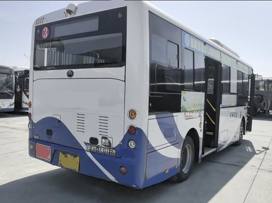 รถบัส Yutong Transit 20-40 ที่นั่ง รถบัสเมืองไฟฟ้า พร้อมเครื่องส่งอัตโนมัติ รถบัสสาธารณะ LHD