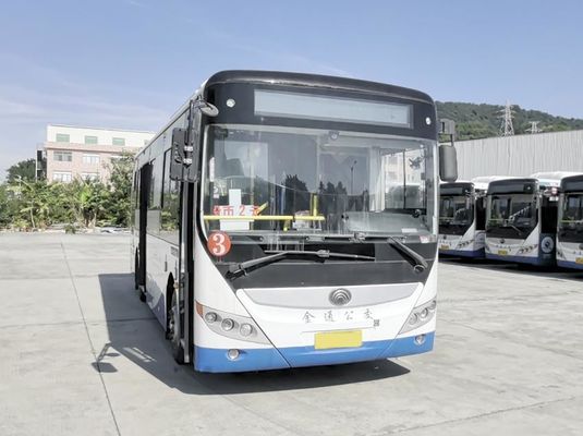 รถบัส Yutong Transit 20-40 ที่นั่ง รถบัสเมืองไฟฟ้า พร้อมเครื่องส่งอัตโนมัติ รถบัสสาธารณะ LHD