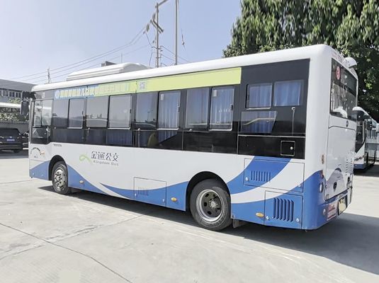 รถบัส Yutong Transit 20-40 ที่นั่ง รถบัสเมืองไฟฟ้า พร้อมเครื่องส่งอัตโนมัติ รถบัสสาธารณะ LHD