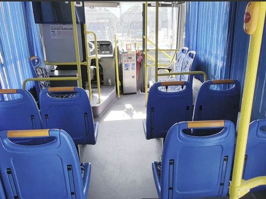 รถบัส Yutong Transit 20-40 ที่นั่ง รถบัสเมืองไฟฟ้า พร้อมเครื่องส่งอัตโนมัติ รถบัสสาธารณะ LHD