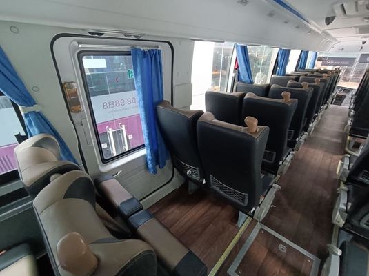 รถบัส 50 ที่นั่ง รถบัสรถบัสมือสองที่มีเครื่องยนต์ดีเซล 220kw