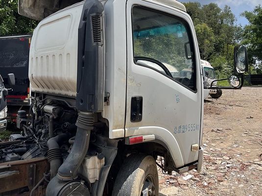 Isuzu รถบรรทุกมือสอง 600p ELF 4X2 รถบรรทุกเบามือสอง 175hp เครื่องยนต์ดีเซล รถบรรทุกสินค้า รถบรรทุก