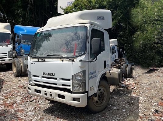 รถบรรทุก Isuzu มือสอง ELF รถบรรทุก 600p 700P 4X2 รถบรรทุกเบามือสอง 175hp เครื่องยนต์ดีเซล รถบรรทุก