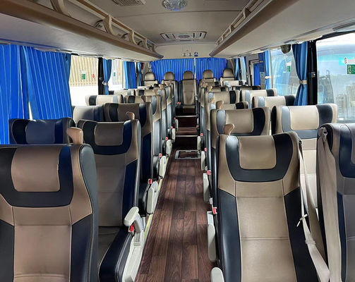 รถบัสไฟฟ้า EV 34 ที่นั่ง 100KWh รถบัสไฟฟ้า G.V.W 14200 กก. รถโค้ชมือสอง