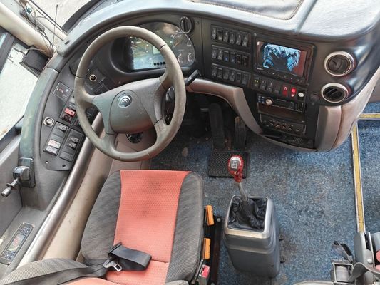 57-59 ที่นั่ง รถบัสสะดวก 12 เมตรมือสอง มีน้ํามันดีเซล และน้ําหนัก 11800 กิโลกรัม