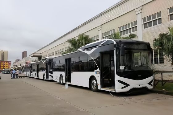 30 ที่นั่ง EV City Bus โซนสัน 12m LHD Bus สําหรับผู้โดยสาร 2 ประตู