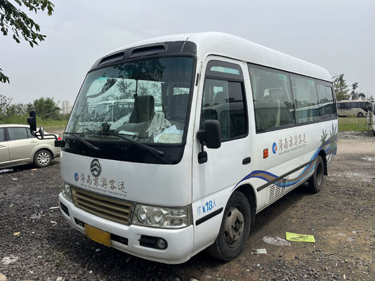 รถบัสดีเซลมือสอง 18 ที่นั่ง ระยะทาง 180,000 กิโลเมตร และประตูเดียว Golden Dragon