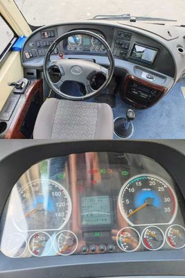 รถบัสโดยสารมือสอง 28 ที่นั่ง พร้อมเครื่องยนต์ Yuchai 200 แรงม้า และความเร็วสูงสุด 100 กม./ชม.