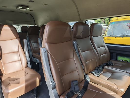 รถมินิบัสดีเซล Dama มือสอง 15 ที่นั่ง สำหรับขนส่งผู้โดยสาร ขนาดโดยรวม ยาว x กว้าง x สูง มม. 5380×1880×2285