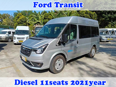 รถยนต์มือสอง Ford TRANSIT 11 ที่นั่ง รถธุรกิจ LHD 140hp เครื่องยนต์ดีเซล- พลังงานเครื่อง 103kw