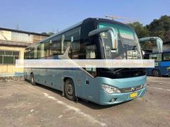 รถโค้ชหรูมือสอง 54 ที่นั่ง ZK6120HQ5Y รถบัสพวงมาลัยซ้ายมือสอง
